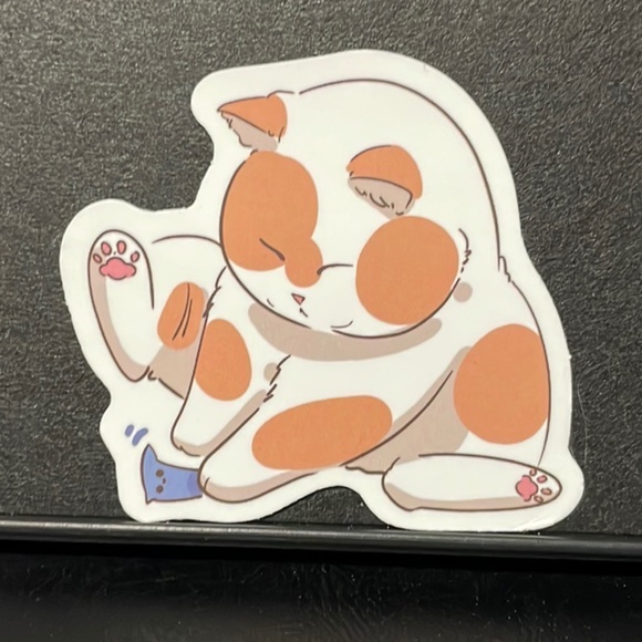 Cartoon Cat Sticker - Picture 1 of 1
